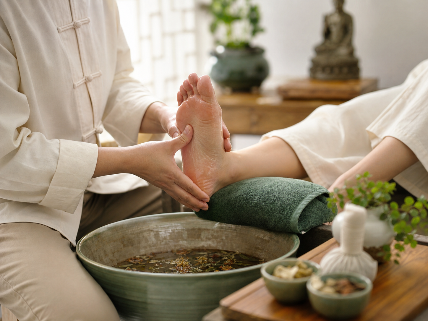 Traditional Chinese Medicine foot therapy course reflexology treatment